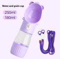 Leak-Proof Dog Travel Water Bottle – Portable 2-in-1 Pet Hydration Dispenser for Hiking & Travel