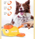 Interactive Dog Puzzle Feeder – Battery-Free Slow Feeder & Enrichment Toy (Yellow)