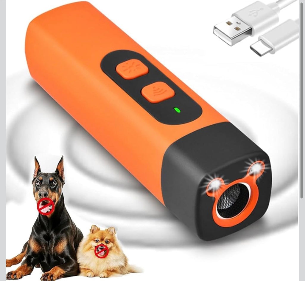 New Bark Shield Anti Barking Device for Dogs, Dog Bark Deterrent Device with LED Flashlight, Suitable for Training to Improve Bad Behavior