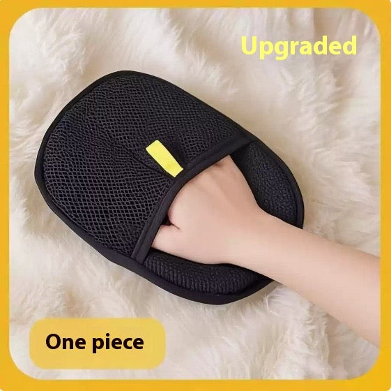 Premium Dual-Sided Pet Grooming Glove | Gentle Deshedding & Massage Mitt for Cats & Dogs