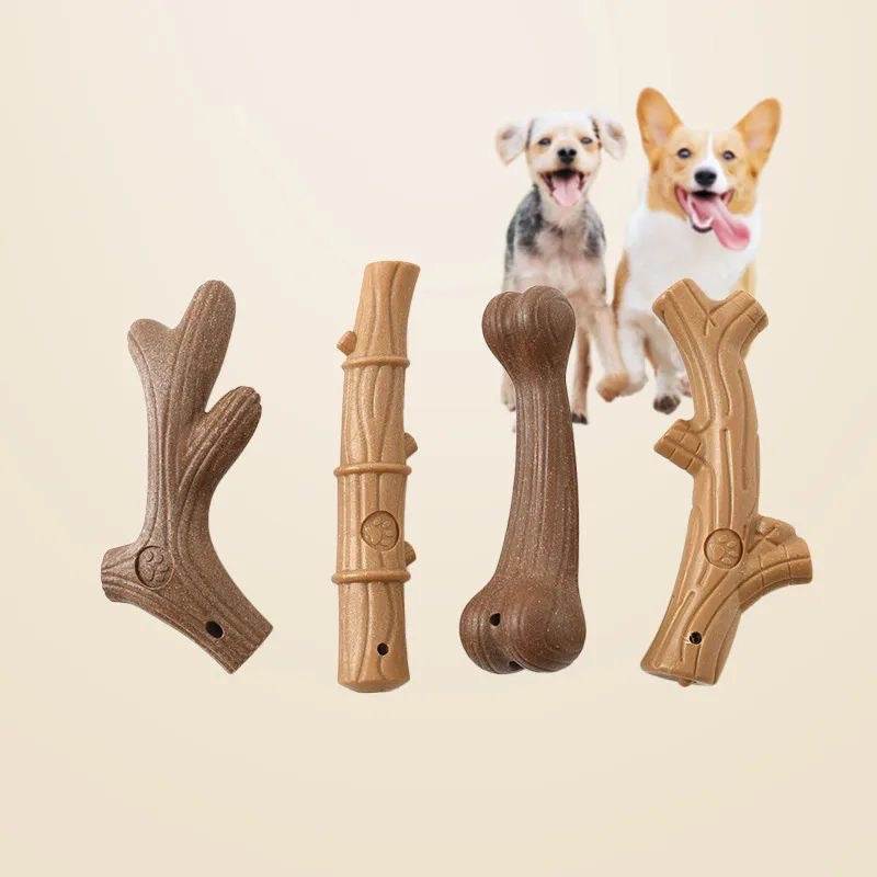 Multi-Functional Dog Chew Toy – Interactive Food Dispensing Toy & Dental Teether – Durable TPR Rubber Tug Toy for Boredom & Anxiety Relief