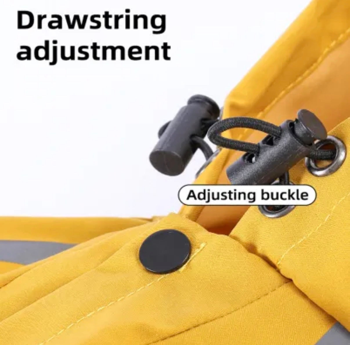 Dog Raincoat With Reflective, Waterproof Dog Rain Jacket With Hood, Leash Hole, Reflective Strap For Small Medium Dogs, Lightweight Puppy Clothes
