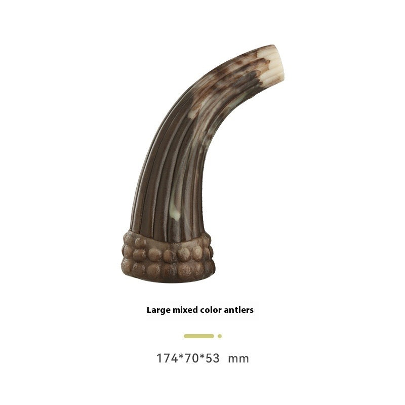 Dogs Bite And Chew On Ox Horns To Grind Their Teeth For Chews Toys Bite Resistant Teeth Cleaning Dog Training Supplies