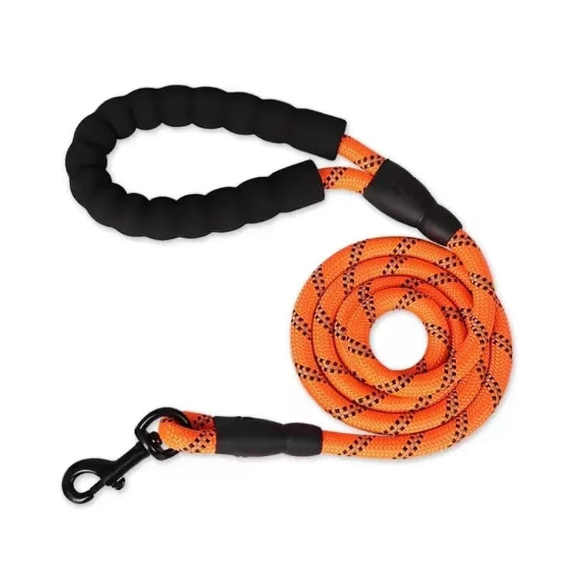Taglory Rope Dog Leash 6 FT with Comfortable Padded Handle, Highly Reflective Threads Leash and Anti-Tangle Clip for Walking Medium Large Dogs