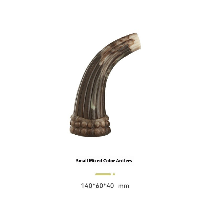 Dogs Bite And Chew On Ox Horns To Grind Their Teeth For Chews Toys Bite Resistant Teeth Cleaning Dog Training Supplies