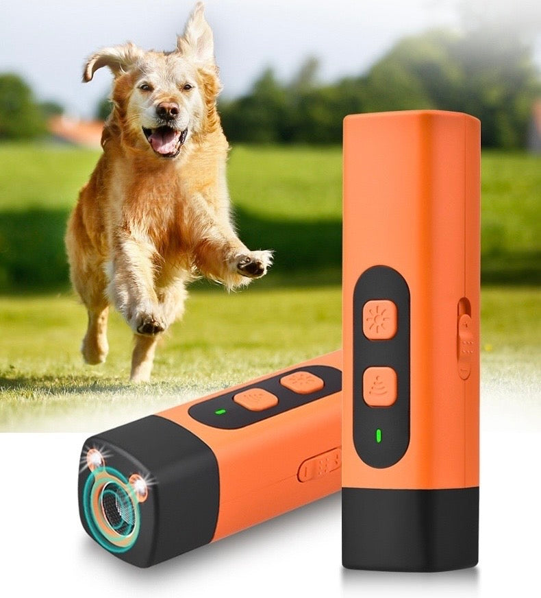 New Bark Shield Anti Barking Device for Dogs, Dog Bark Deterrent Device with LED Flashlight, Suitable for Training to Improve Bad Behavior