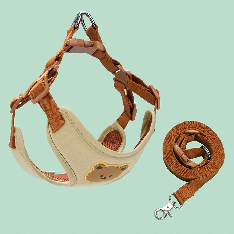 Puppy Harness with Leash Set, Dog Harness for Small Dogs No Pull, Dog Leash for Puupy, Step in Harness for Extra Small Dogs