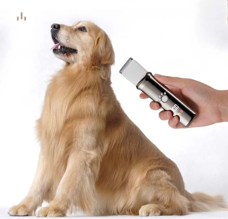 4-in-1 Professional Dog Shaver & Grooming Kit dog clippers, paw trimmer, and professional pet grooming