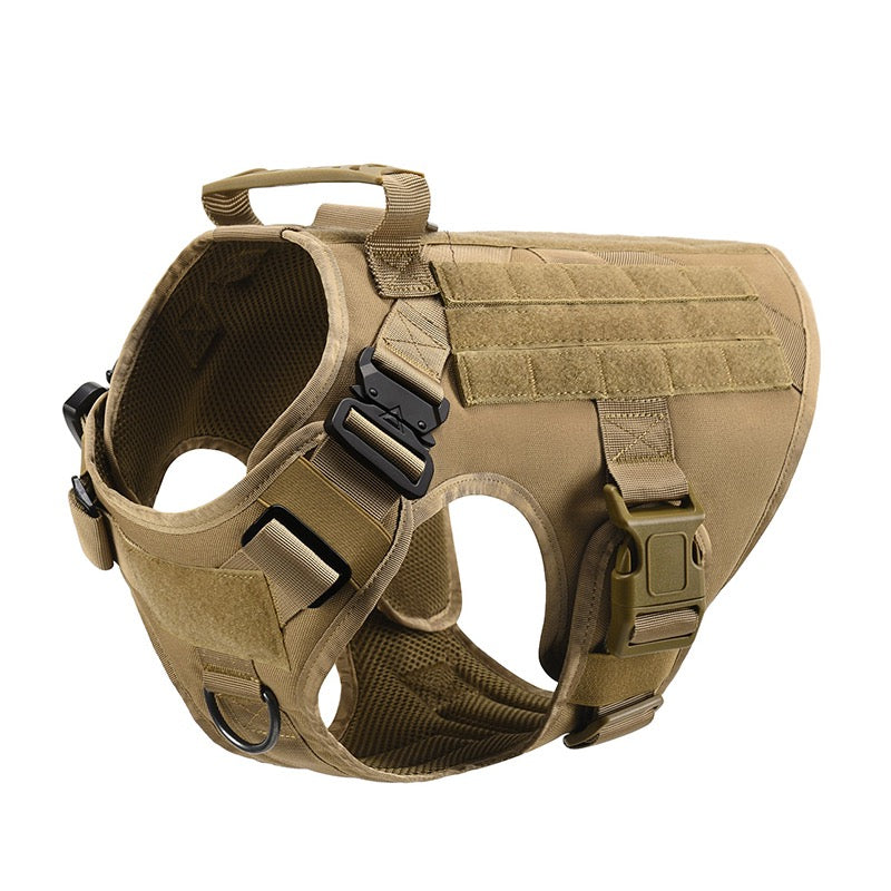 Tactical 1000D Nylon Dog Harness & Leash Set | Heavy Duty Military Training Vest